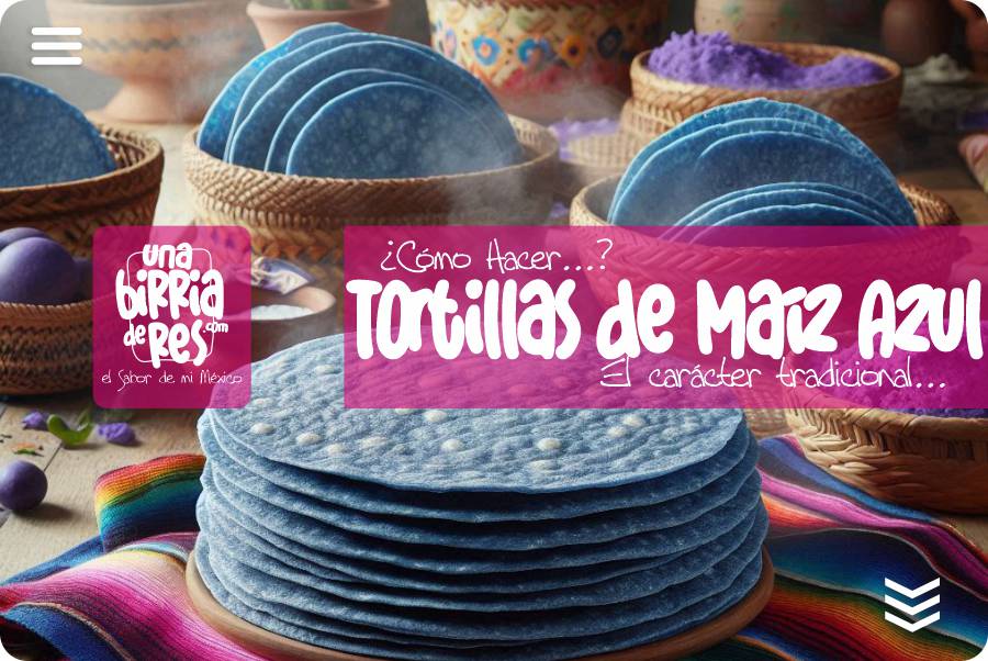 IMAGEN - UnaBirriaDeRes Com - Tipos de Tortillas Mexicanas - Tortillas de Maíz Azul - 03