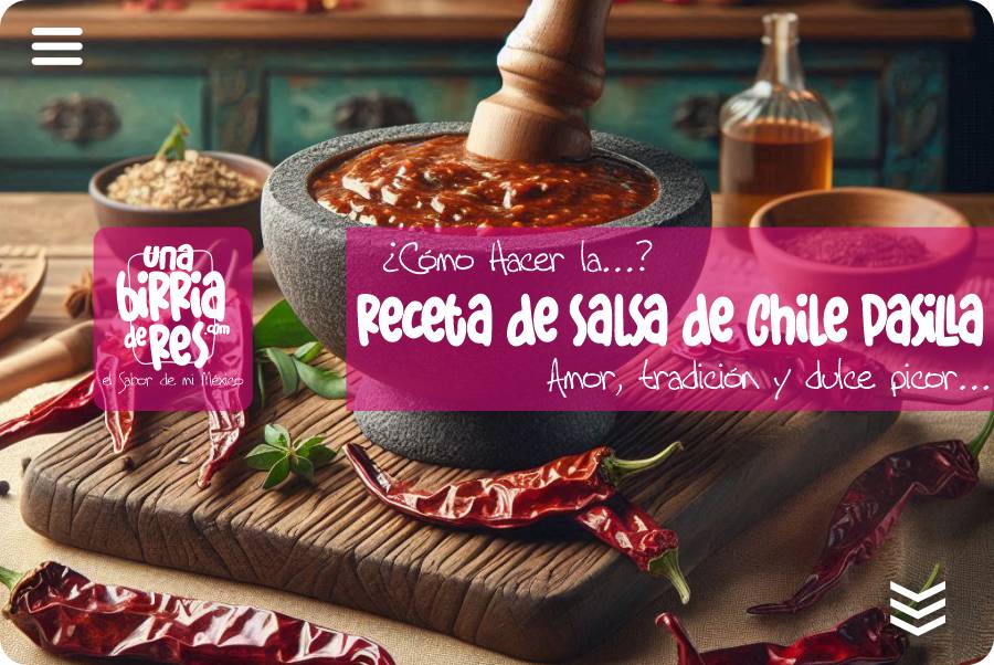 IMAGEN - UnaBirriaDeRes Com - salsa de chile pasilla - salsa con chile pasilla - 06